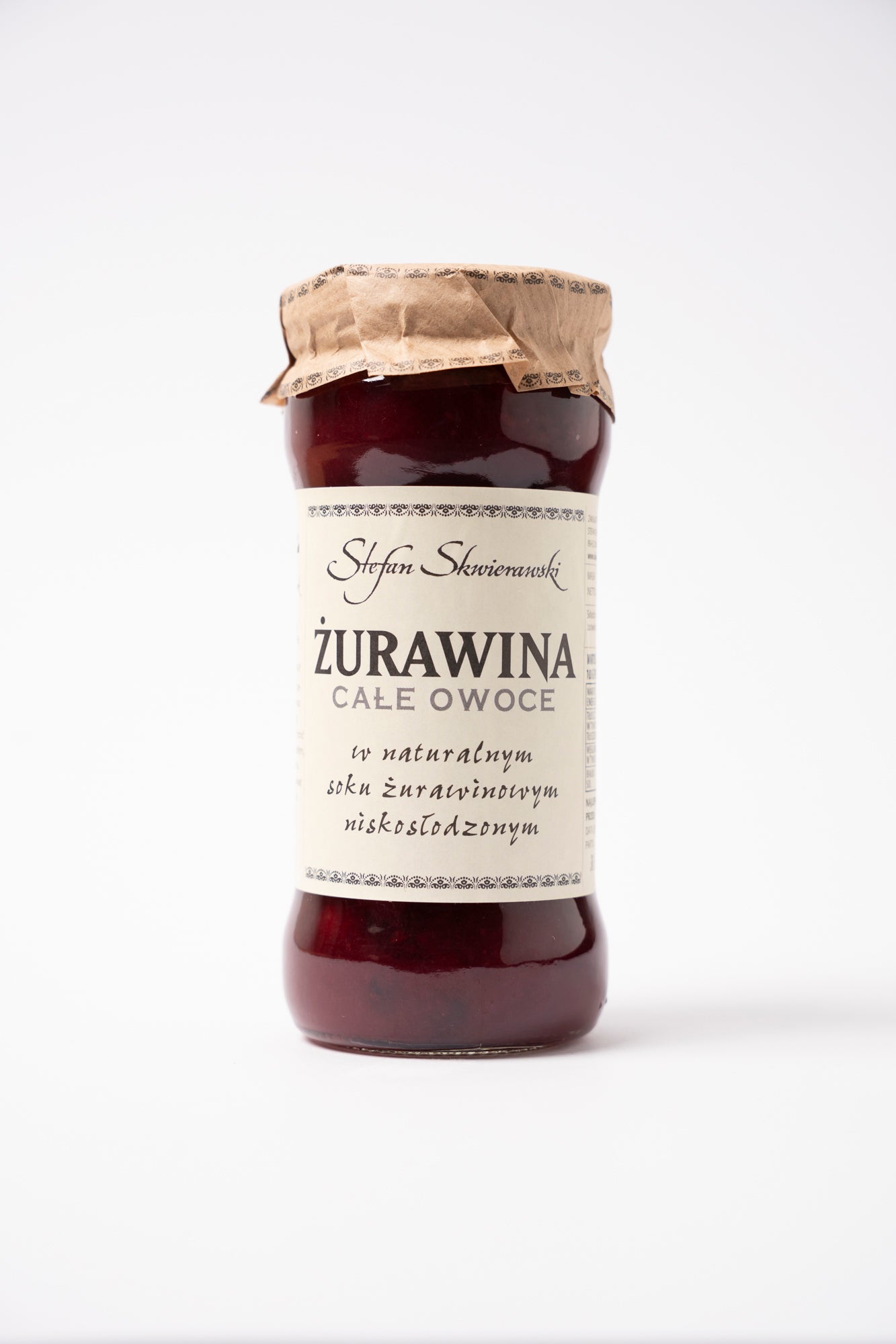 Żurawina - całe owoce w soku