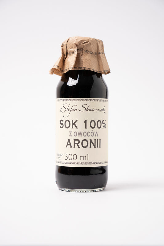 Sok z owoców aronii 100%
